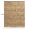 Alfombra de Fibra de Coco Natural 230x160 cm - Uso Interior y Exterior - Mahou image 7
