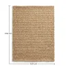 Alfombra de Fibra de Coco Natural 170x120 cm - Uso Interior y Exterior - Mahou image 7