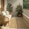 Alfombra de Fibra de Coco Natural 150x80cm - Uso Interior y Exterior - Mahou image 7