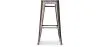 Taburete de Bar Diseño Industrial - Madera y Acero - 76cm - Stylix image 7