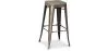 Taburete de Bar Diseño Industrial - Madera y Acero - 76cm - Stylix image 7