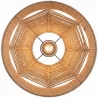 Lámpara Colgante de Cuerda Natural y Metal - Estilo Boho – Diseño Artesanal - Lorena image 7