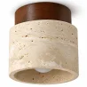 Lámpara de Techo - Plafón - Madera y Traverino - Léonie image 7