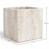 Lámpara de Pared – Aplique Cuadrado de Travertino – Violette image 7