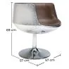 Silla de Salón - Silla de Diseño - Polipiel y Metal - Cognac image 7