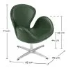 Sillón con reposabrazos - Tapizado en Polipiel - Svin image 7