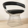 Silla de Comedor con Reposabrazos - Polipiel y Metal - Barrel image 7