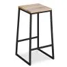 Taburete Diseño Industrial - Madera y Metal - 76cm - Big Boy  image 7