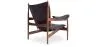 Sillón de Diseño con Reposabrazos - Madera y Cuero - Captain  image 7