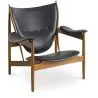 Sillón de Diseño con Reposabrazos - Madera y Cuero - Captain  image 7