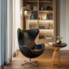 Sillón con Reposabrazos - Tapizado en Cuero - Diseño Huevo - Brave  -  image 7