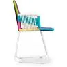 Silla de Exterior con Reposabrazos - Silla de Jardín - Multicolor - Frony image 7