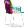 Silla de Exterior con Reposabrazos - Silla de Jardín - Multicolor - Frony image 7