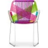 Silla de Exterior con Reposabrazos - Silla de Jardín - Multicolor - Frony image 7