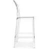 Taburete con Respaldo - Diseño Transparente - 65cm - Victoria Queen image 7