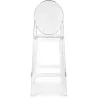 Taburete con Respaldo - Diseño Transparente - 65cm - Victoria Queen image 7