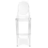 Taburete con Respaldo - Diseño Transparente - 75cm - Victoria Queen image 7