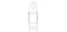 Taburete con Respaldo - Diseño Transparente - 75cm - Victoria Queen image 7