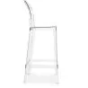 Taburete con Respaldo - Diseño Transparente - 75cm - Victoria Queen image 7