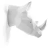 Cabeza de rinoceronte origami Resina image 7