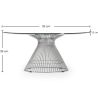 Mesa de Centro Rendonda - Diseño Cristal - Barrel image 7