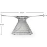 Mesa de Centro Rendonda - Diseño Cristal - Barrel image 7