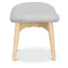 Reposapiés Tapizado en Lino  -Diseño Escandinavo - Madera - Kontor image 7