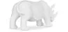 Figura Decorativa Rinoceronte - Blanco Mate - Rhyn image 7