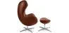 Sillón con Reposapiés - Diseño Huevo - Tapizado en Cuero - Brave  image 7