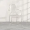 Silla de comedor Transparente - Diseño con Reposabrazos - Louis XIV image 7