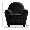 Sillón con Reposabrazos - Tapizado en Polipiel - Club image 7