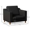 Sillón con Reposabrazos  - Tapizado en Cuero - Mattathais  image 7