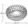 Lámpara de Techo - Plafón - Bolas de Cristal - 50 cm - Savoni image 7