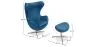 Sillón con Reposapiés - Diseño Huevo - Tapizado en Polipiel - Brave image 7