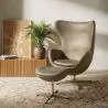 Sillón con Reposapiés - Diseño Huevo - Tapizado en Polipiel - Brave image 7