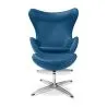 Sillón con Reposapiés - Diseño Huevo - Tapizado en Polipiel - Brave image 7