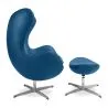 Sillón con Reposapiés - Diseño Huevo - Tapizado en Polipiel - Brave image 7