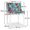 Silla de Comedor - Patas Transparentes - Diseño Estampado - Mademoiselle  image 7