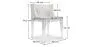 Silla de Comedor de Diseño - Patas transparentes - Mila image 7