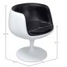 Silla de Salón - Silla de Diseño Blanca - Tapizada en Cuero - Geneva image 7