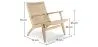 Sillón de Salón de Madera y Cuerda - Diseño Artesanal Boho Bali  - Birma image 7