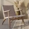 Sillón de Salón de Madera y Cuerda - Diseño Artesanal Boho Bali  - Birma image 7