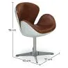 Sillón con reposabrazos - Estilo Aviador - Cuero y Metal - Aviator  image 7