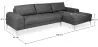 Chaise Lounge de 5 plazas - Tapizado en Tela - Yomy image 7
