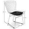 Silla de Comedor de Acero - Diseño Rejilla - Lived image 7
