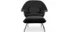 Sillón de Diseño con Reposapiés - Tapizado en Tela - Womb image 7