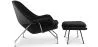 Sillón de Diseño con Reposapiés - Tapizado en Tela - Womb image 7