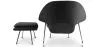 Sillón de Diseño con Reposapiés - Tapizado en Tela - Womb image 7