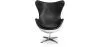 Sillón de Diseño con Reposabrazos - Diseño Huevo - Cuero y Metal - Cocoon  image 7