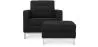 Sillón de Diseño con Reposapiés - Tapizado en Cachemira - Konel  image 7